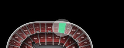 Seat view from Upper