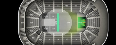 Seat view from Continental