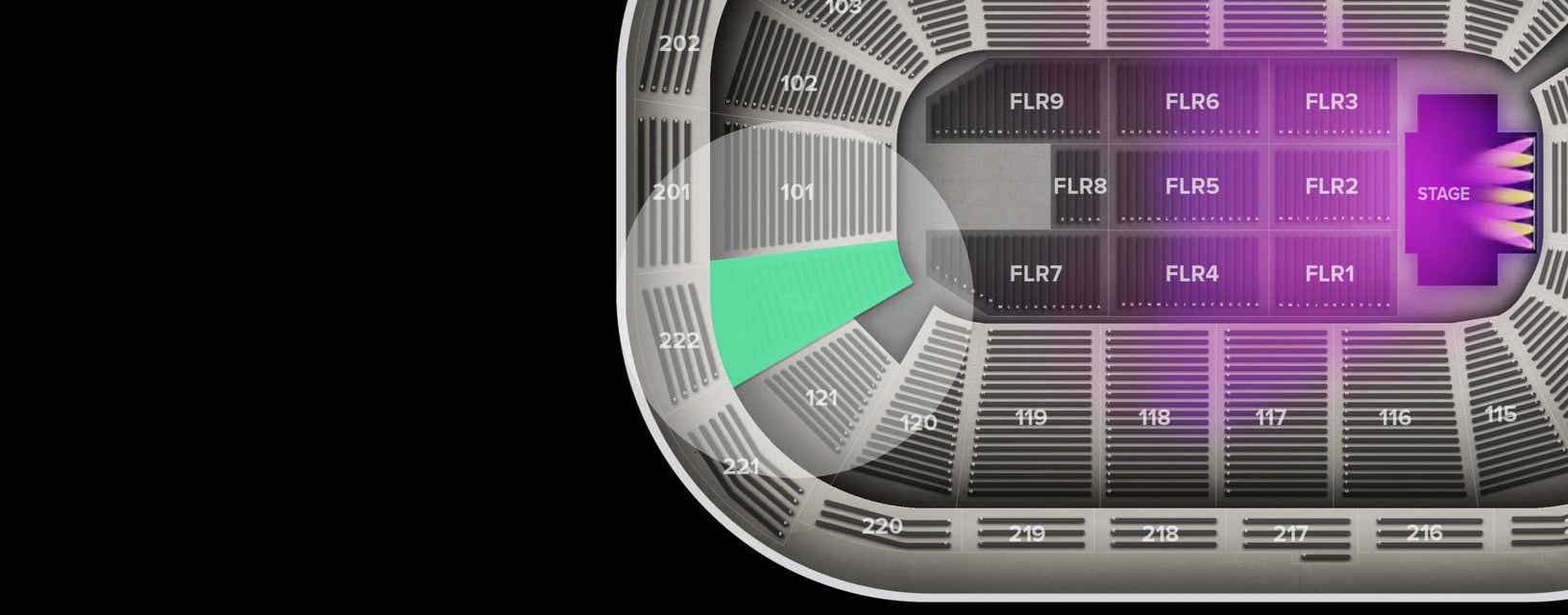Seat view from Lower