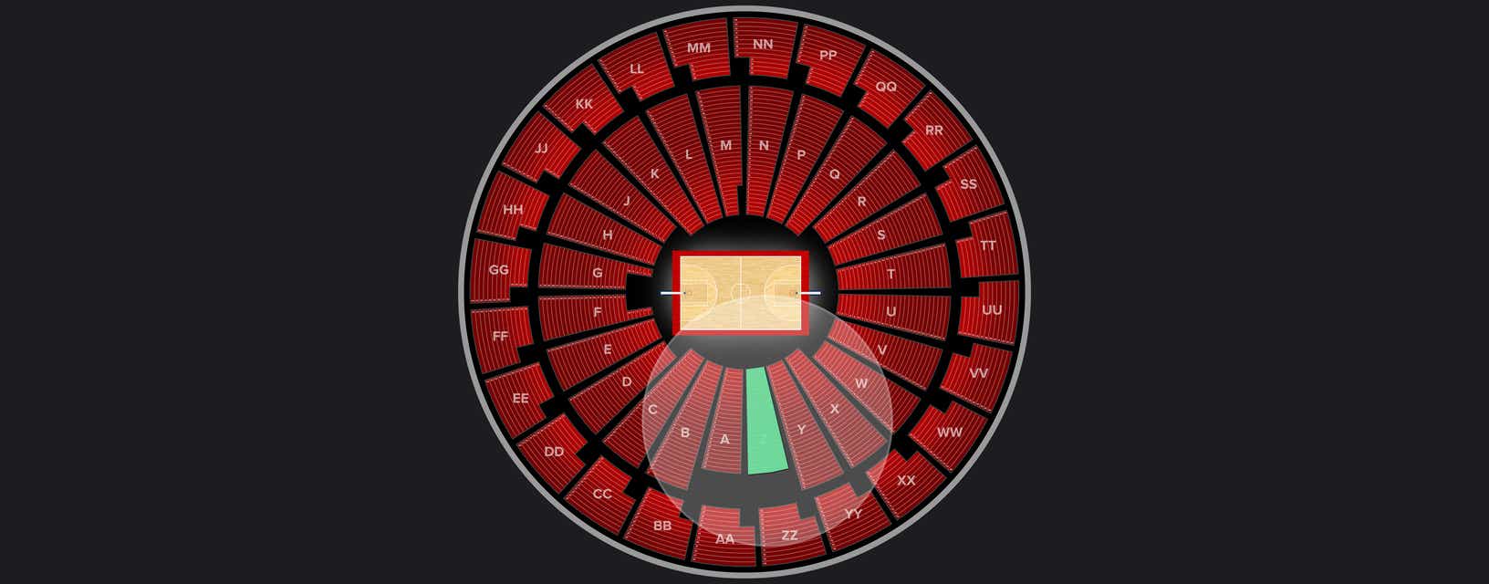 Seat view from Lower Sideline