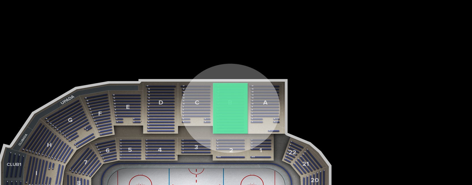 Seat view from Upper