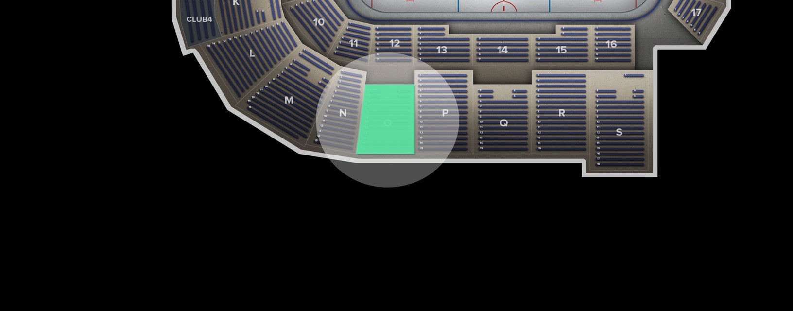 Seat view from Upper