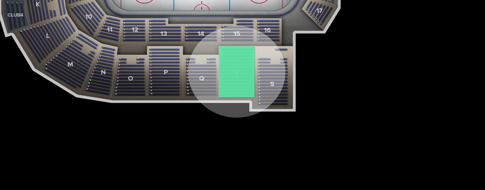 Seat view from Upper