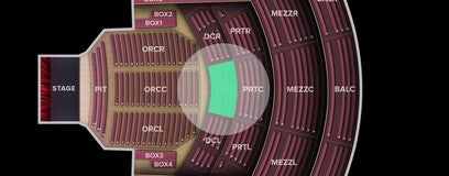Seat view from Dress Circle Center