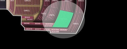 Seat view from Mezzanine Left