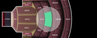 Seat view from Parterre Center