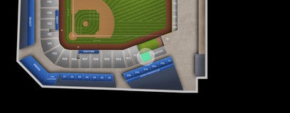Seat view from Outfield Reserve