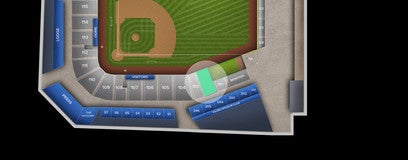 Seat view from Outfield Reserve