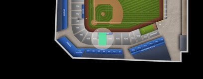 Seat view from Infield Box