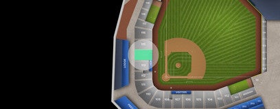 Seat view from Infield Box