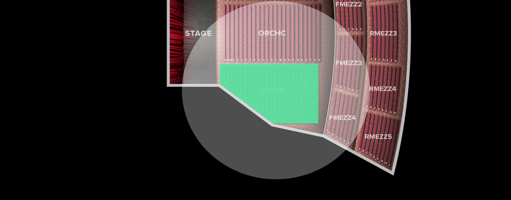 Seat view from Orchestra Left