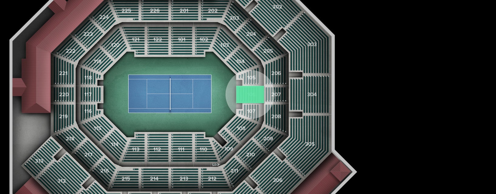 Seat view from Lower