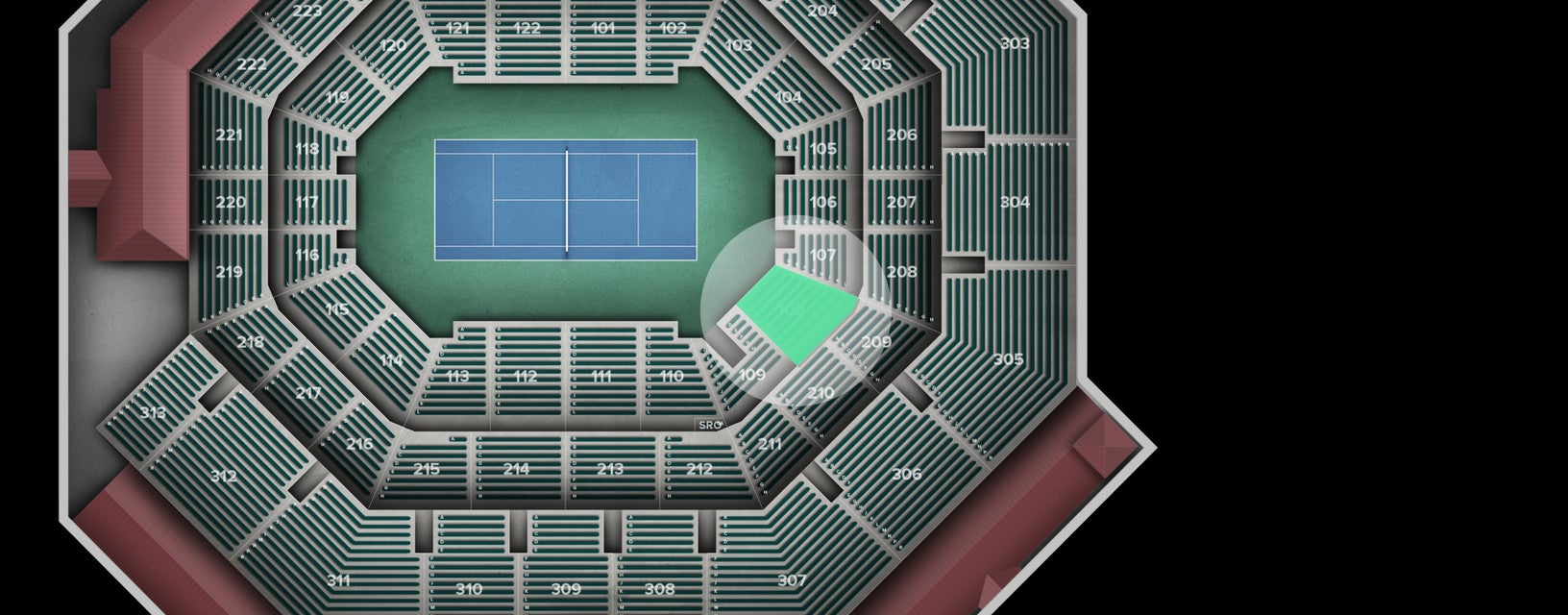 Seat view from Lower