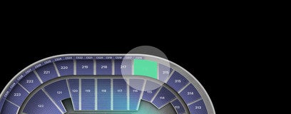Seat view from Upper