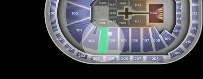 Seat view from Lower