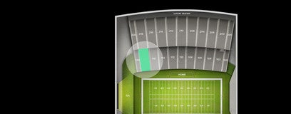 Seat view from Reserved West