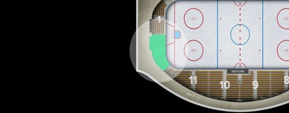 Seat view from Premium