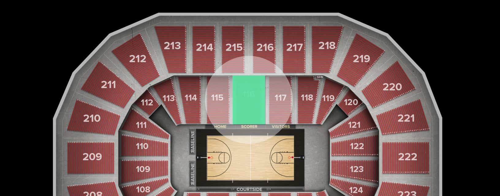 Seat view from Lower
