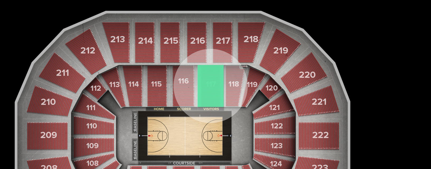 Seat view from Lower