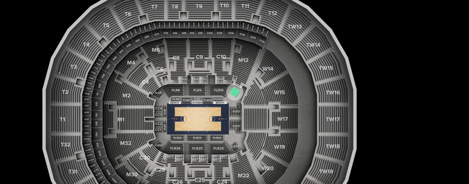 Seat view from Floor