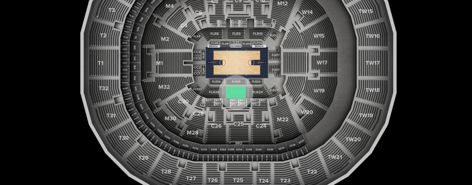 Seat view from Floor