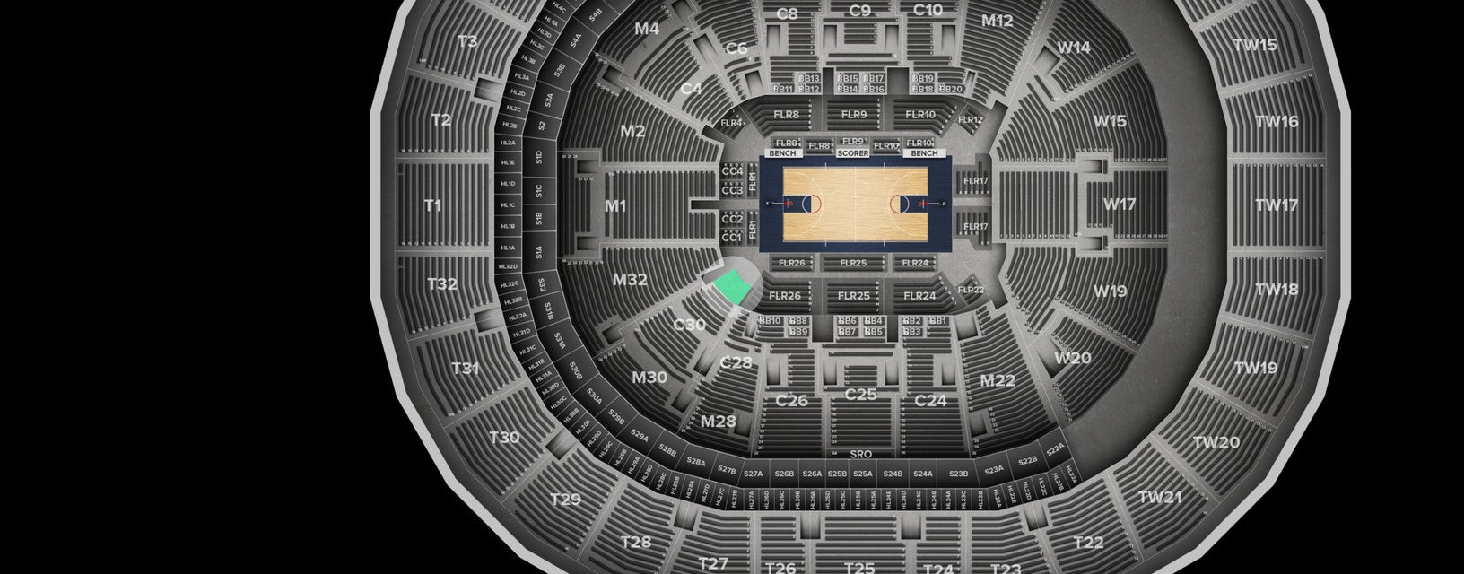 Seat view from Floor