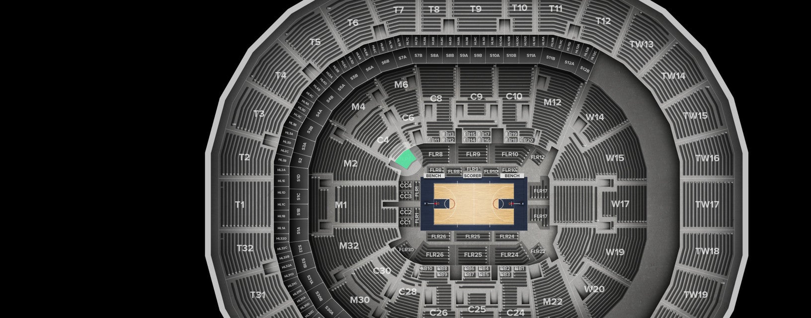 Seat view from Floor