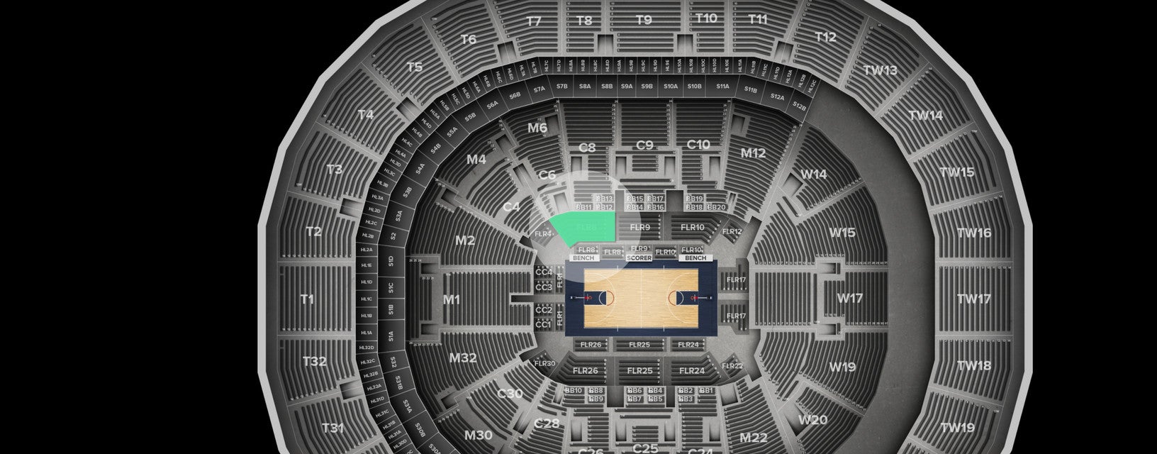 Seat view from Floor