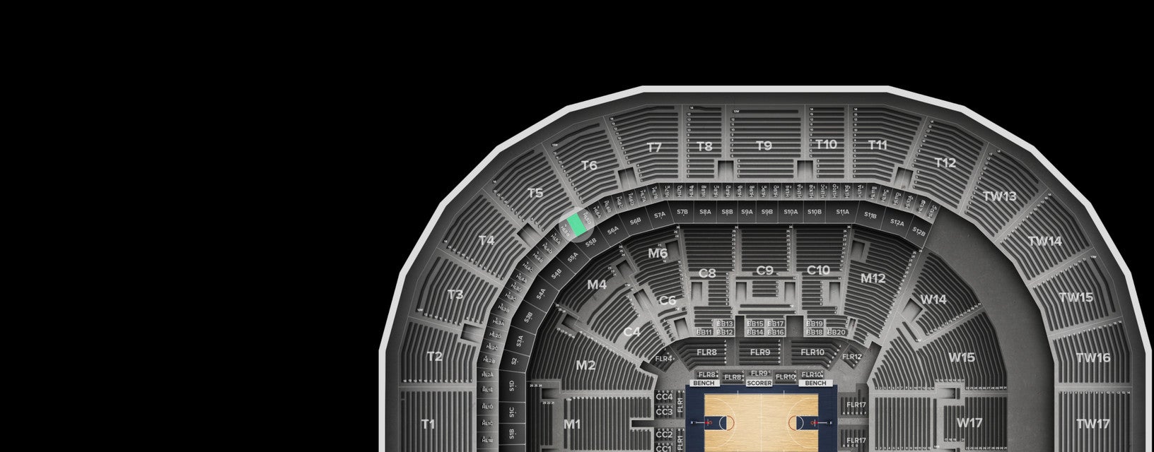Seat view from Halo Loft