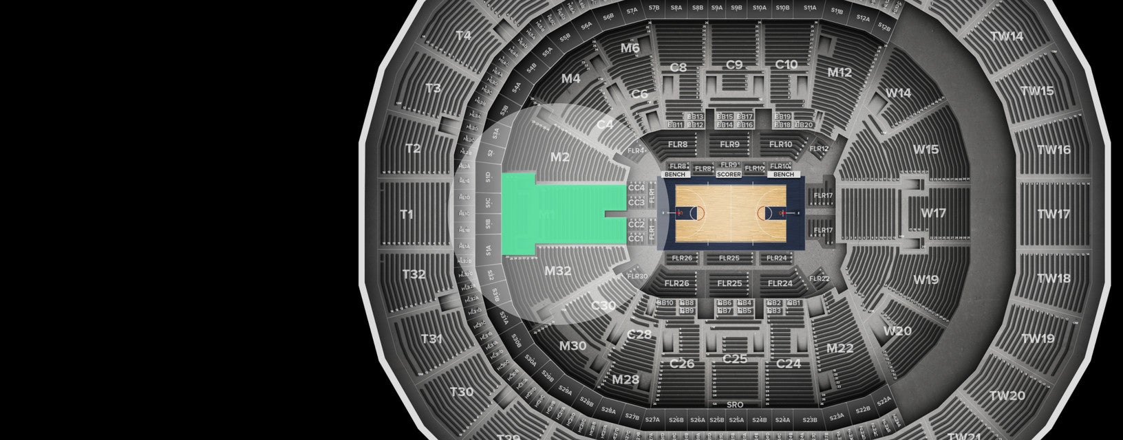 Seat view from Main
