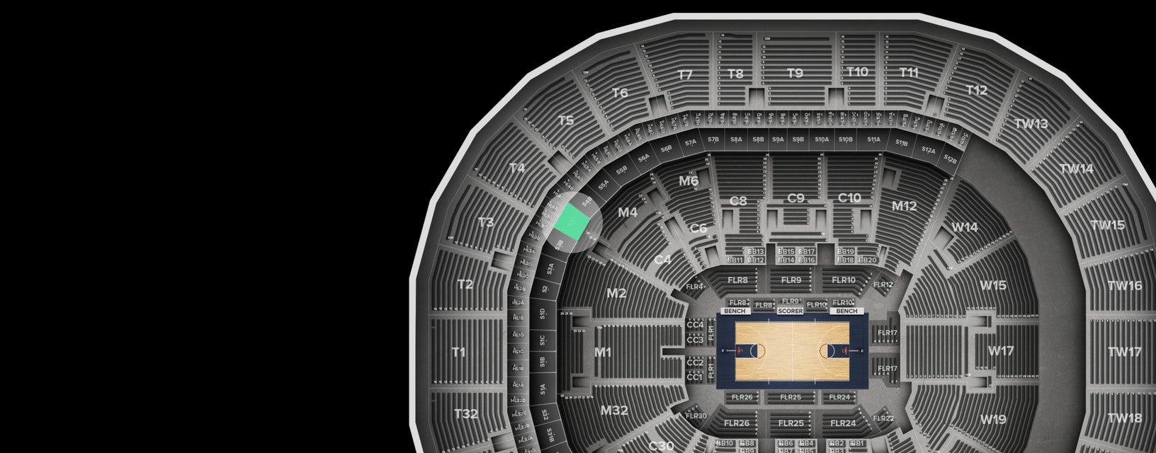 Seat view from Suite