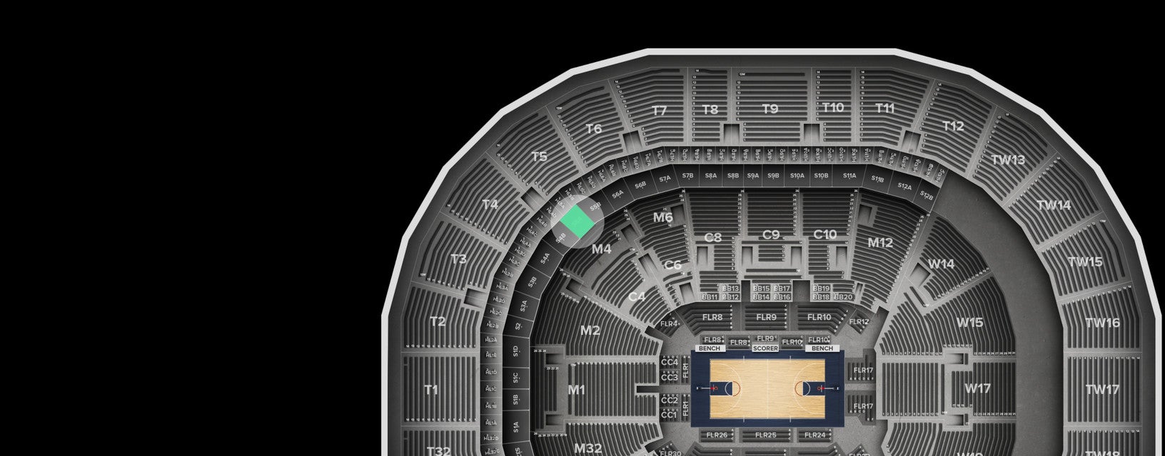 Seat view from Suite