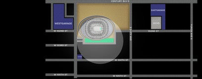 Seat view from Player Garage