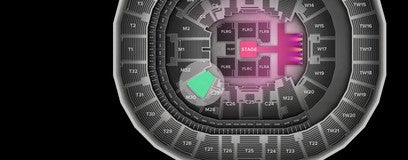 Seat view from Club