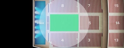 Seat view from Orchestra
