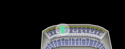 Seat view from Upper Sideline