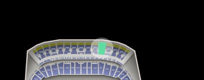 Seat view from Upper Sideline