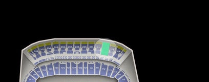 Seat view from Upper Sideline