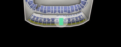 Seat view from Upper Sideline