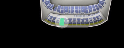 Seat view from Upper Sideline