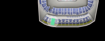 Seat view from Upper Sideline