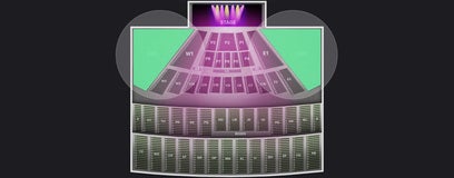 Seat view from Standing Room Only