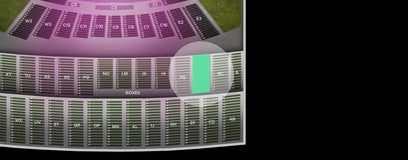 Seat view from Section