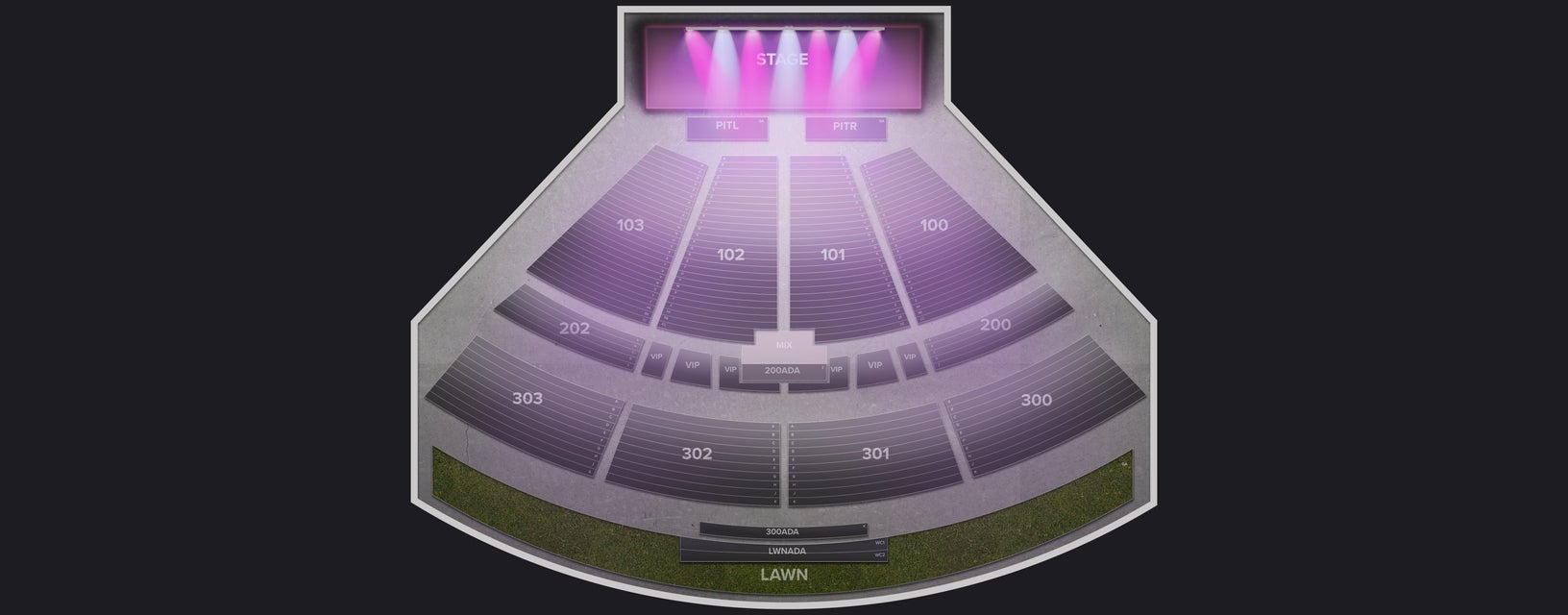 Seat view from Lawn