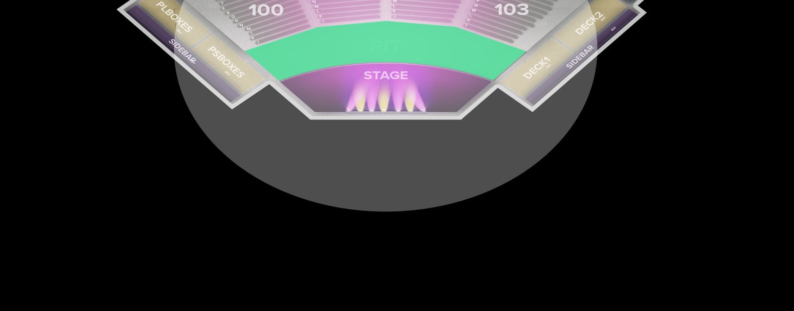 Seat view from Pit
