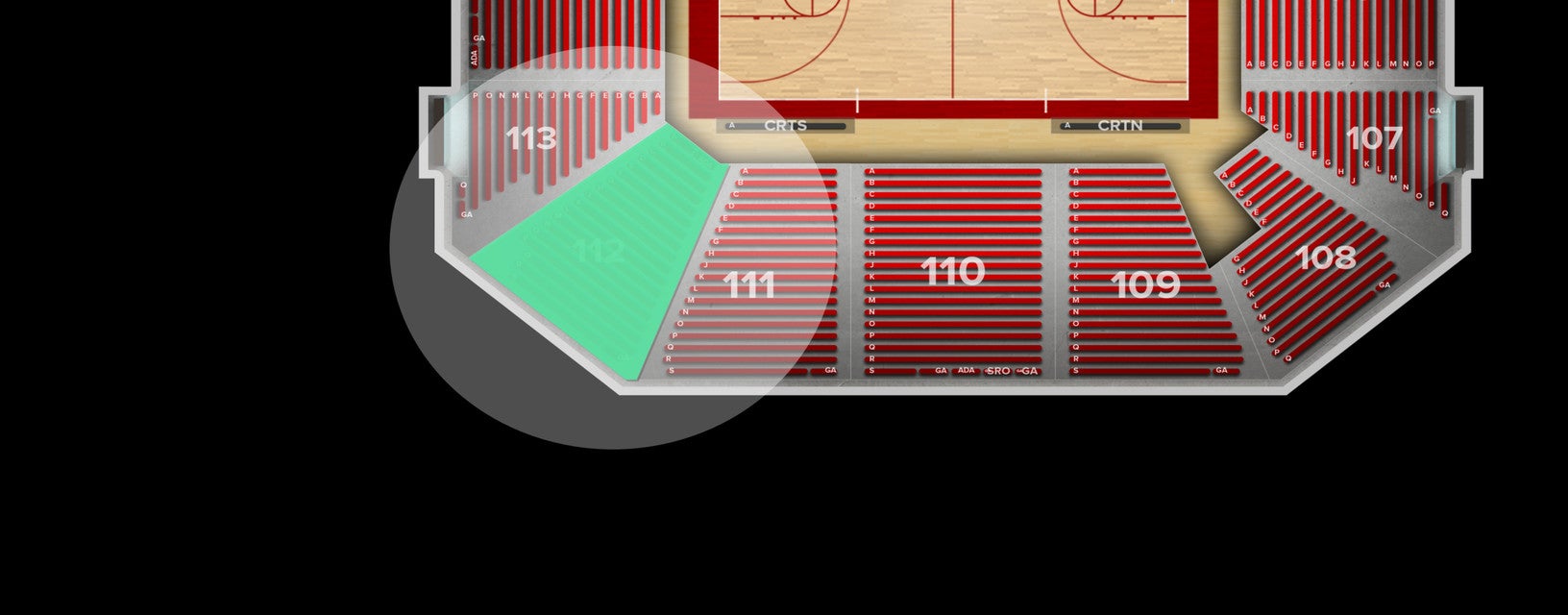 Seat view from Lower