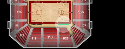 Seat view from Courtside North