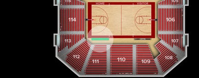 Seat view from Courtside South