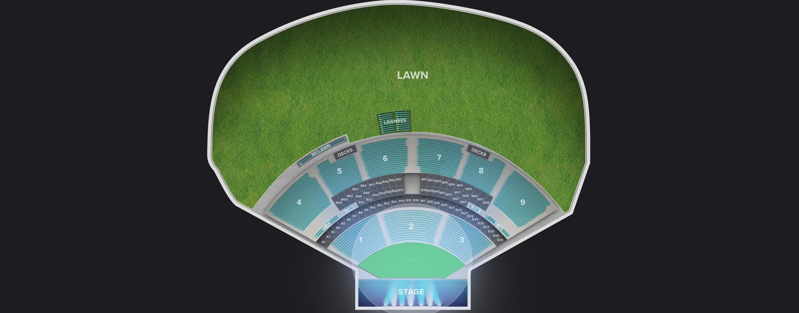Seat view from Pit