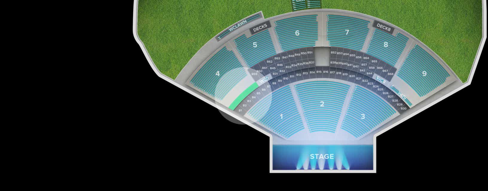 Seat view from Wheelchair